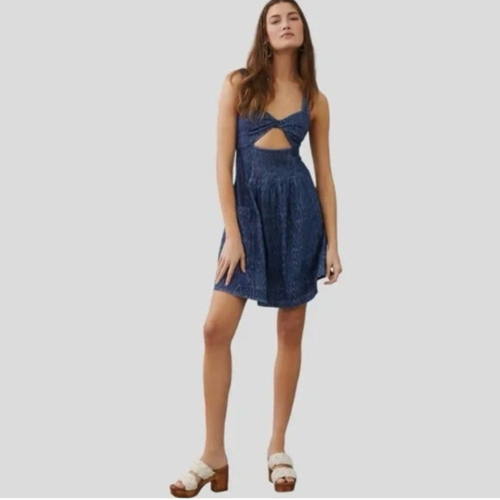 Anthropologie 100% cotton Ikat dress